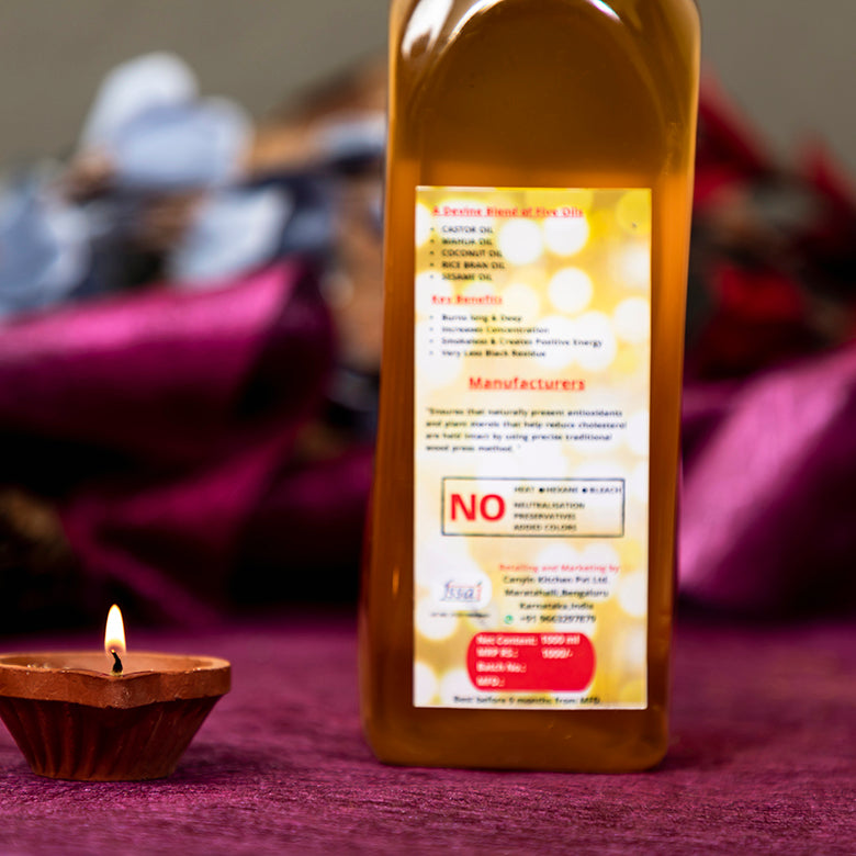 ADVAIK DEEPAM/LAMP OIL - 1000ML